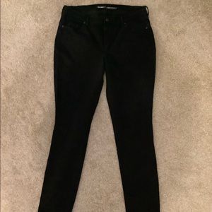 Old Navy Mid Rise Curvy Black Jeans